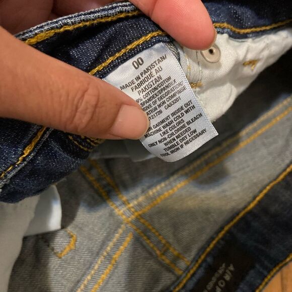 Aéropostale High-Rise Denim Midi Shorts - Picture 5 of 5